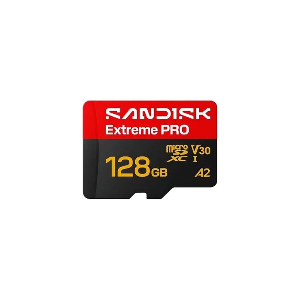 SanDisk 128GB Extreme PRO microSD + Adapter — 250MB/s