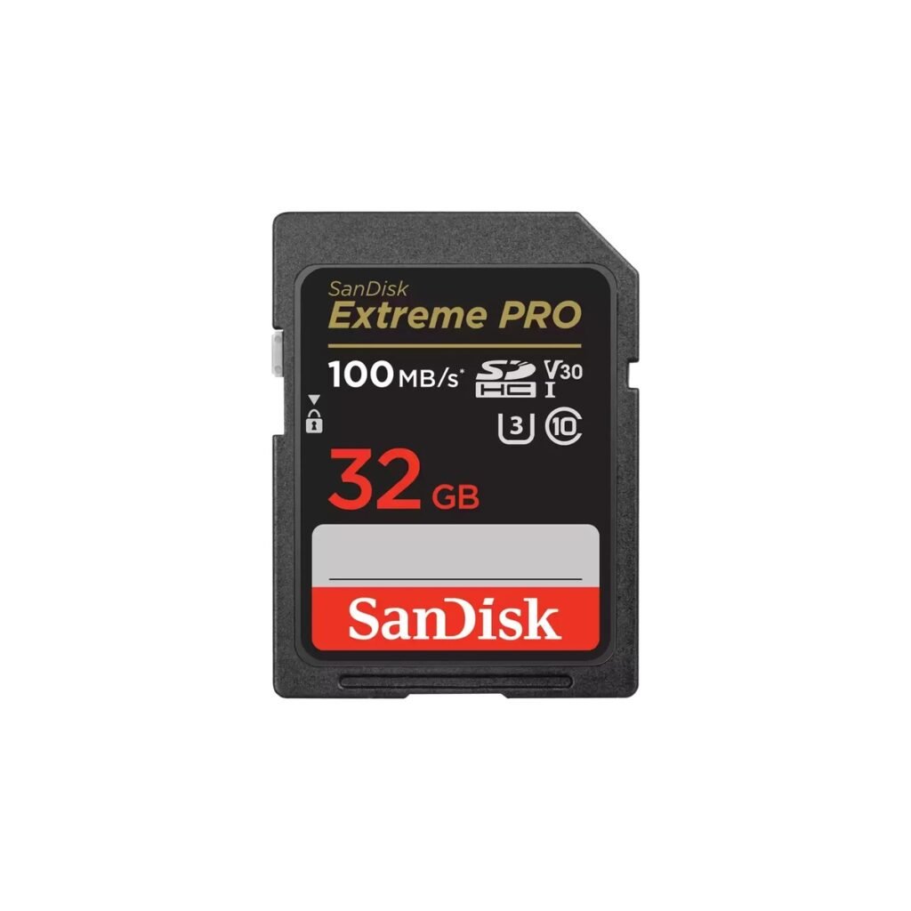 SanDisk 32GB Extreme PRO SD — 100MB/s