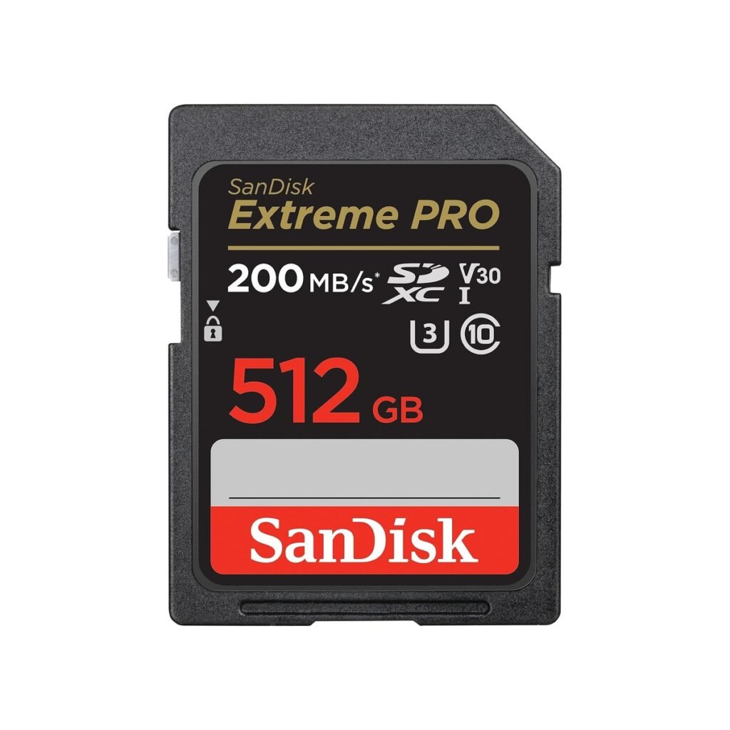 SanDisk 512GB Extreme PRO UHS-I — 200MB/s